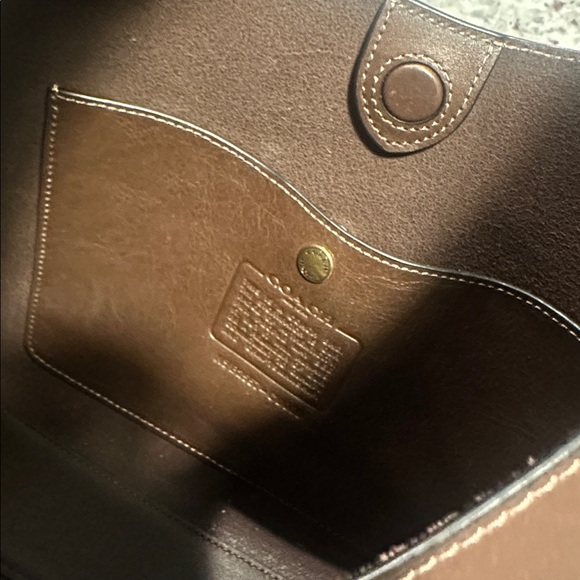 Coach Brooklyn Shoulder Bag Maple 28 - Picture 4 of 4